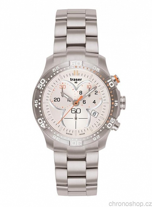 Traser Ladytime Chronograph Silver