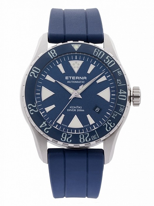 Eterna KonTiki Diver Blue Rubber - výprodej sleva 25%