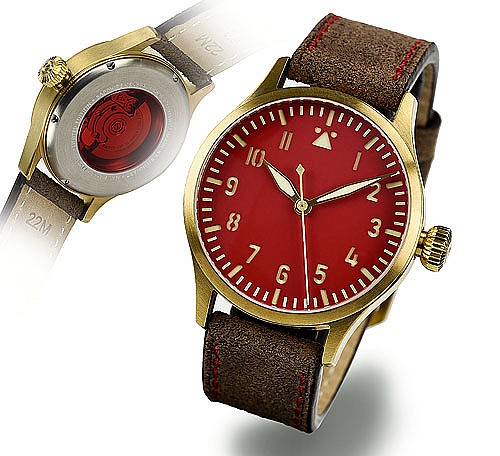 Steinhart Red Nav B-Uhr 44 Automatik Bronze