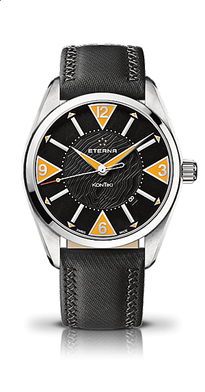 Eterna KonTiki Date black/orange textile