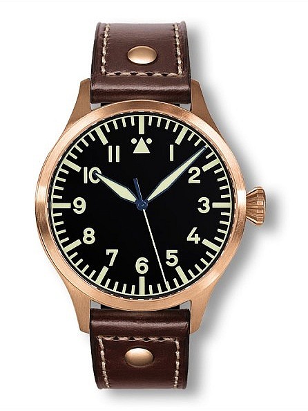 Archimede Pilot 42H Bronze A - vystavené zboží - bronzová patina pouzdra