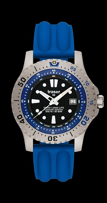 Traser Diver Long-Life Blue Limited Edition - Doprodej modelu -25%