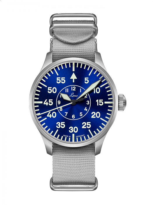 Laco Flieger Aachen 42 Blaue Stunde - 42 mm automat