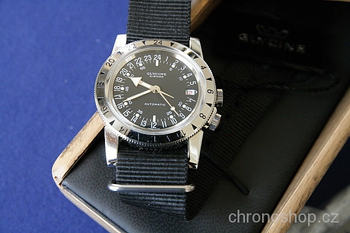 Glycine Airman N°1 Black BAZAR 420150004