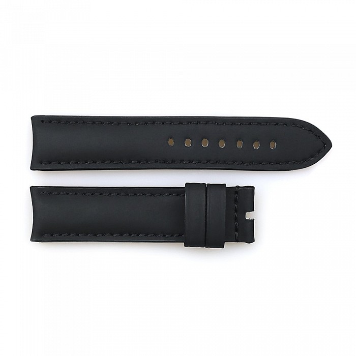 Steinhart kožený řemen 22 mm  Kautschuk-Lederband schwarz für Ocean 2, schwarze Naht