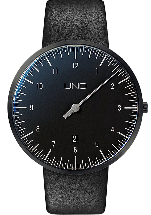 Botta-Design UNO+ Black Edition Quartz - 44 mm