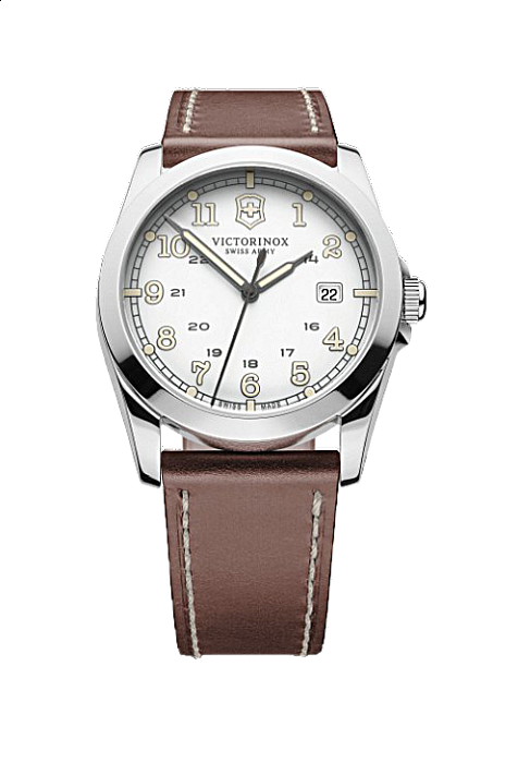 Victorinox Infantry white leather