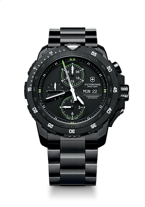 Victorinox Alpnach Mechanical Chronograph black steel