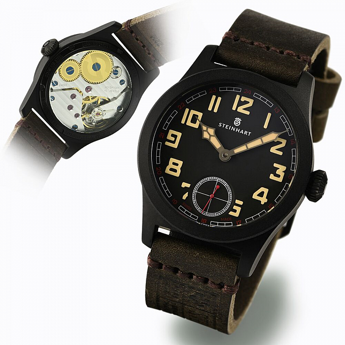 Steinhart Military 42 handaufzug black