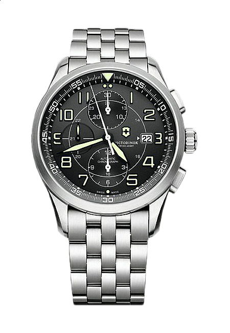 Victorinox AirBoss Mechanical Chronograph black steel