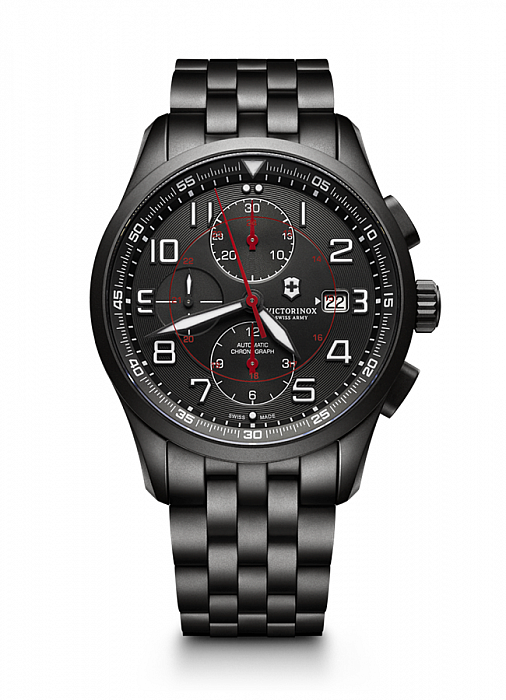 Victorinox AirBoss Mechanical Chronograph Black Edition steel