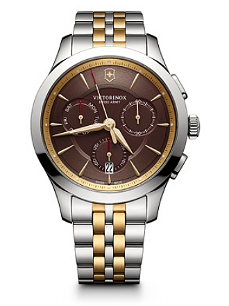 Victorinox Alliance Chronograph brown bicolor steel