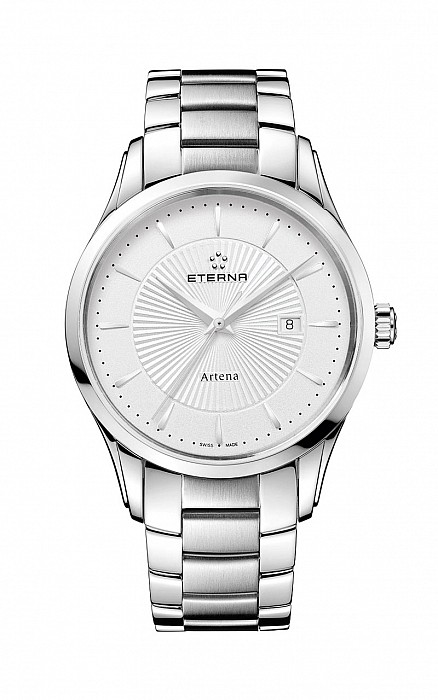 Eterna Artena Gent silver steel