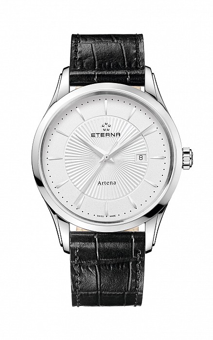 Eterna Artena Gent silver leather