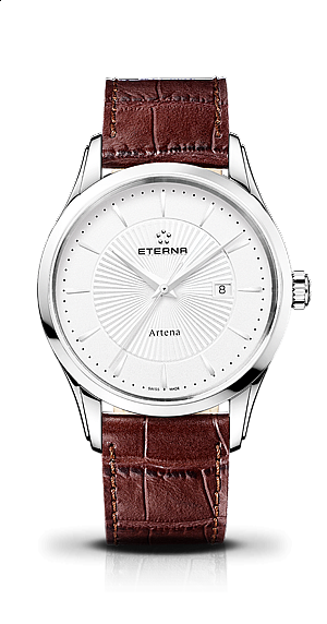 Eterna Artena Gent silver leather brown