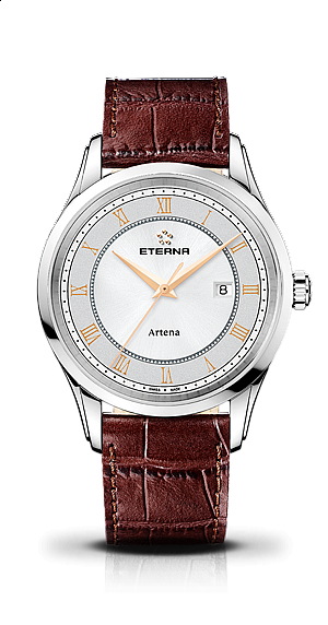 Eterna Artena Gent grey golden roman leather brown