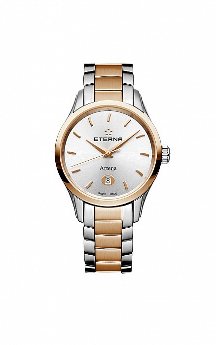 Eterna Artena Lady silver steel gold