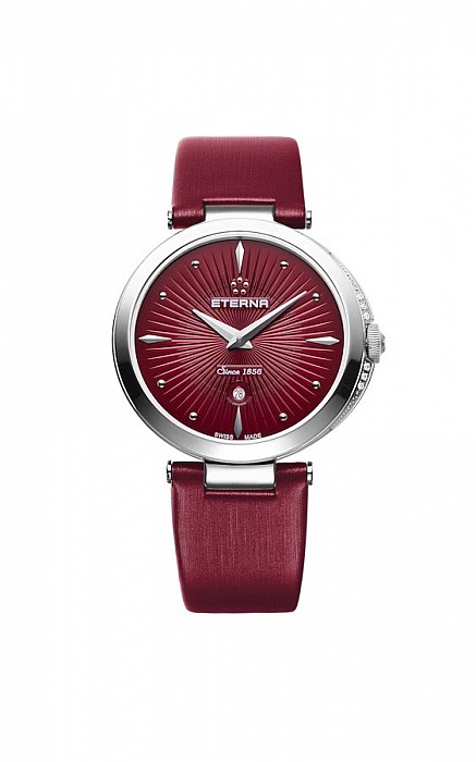 Eterna Grace Two-Hands burgundy satin - výprodej modelu - sleva 25%