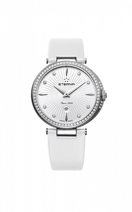 Eterna Grace Two-Hands white satin diamonds