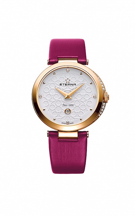 Eterna Grace Two-Hands white purple satin gold