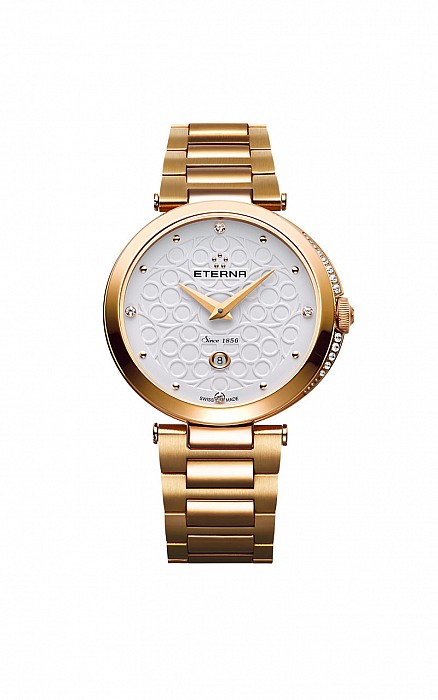 Eterna Grace Two-Hands white steel gold