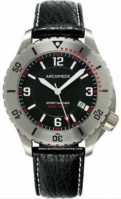 Archimede SportTaucher M steel/black