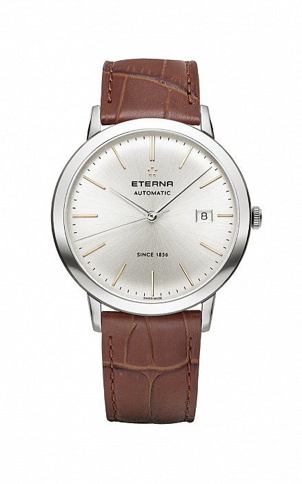 Eterna Eternity For Him Automatic silver/gold leather