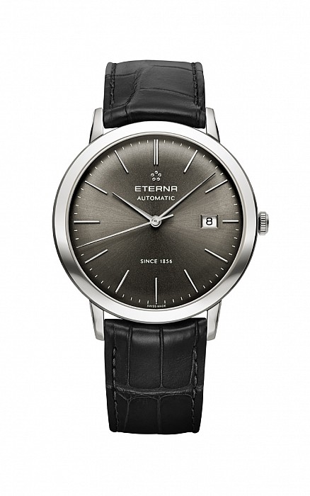 Eterna Eternity For Him Automatic charcoal leather