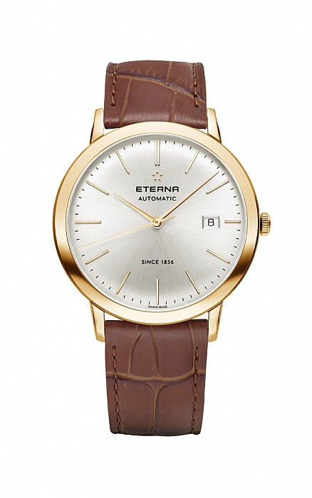 Eterna Eternity For Him Automatic silver leather gold