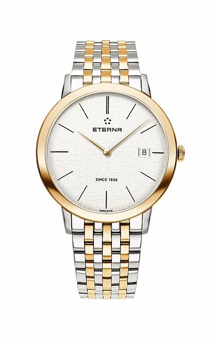 Eterna Eternity For Him Quartz 40 silver steel bicolor