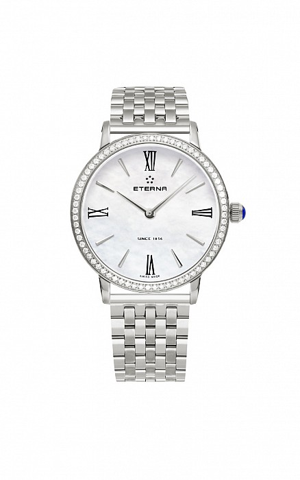 Eterna Eternity For Her Quartz 32 white MOP diamonds steel