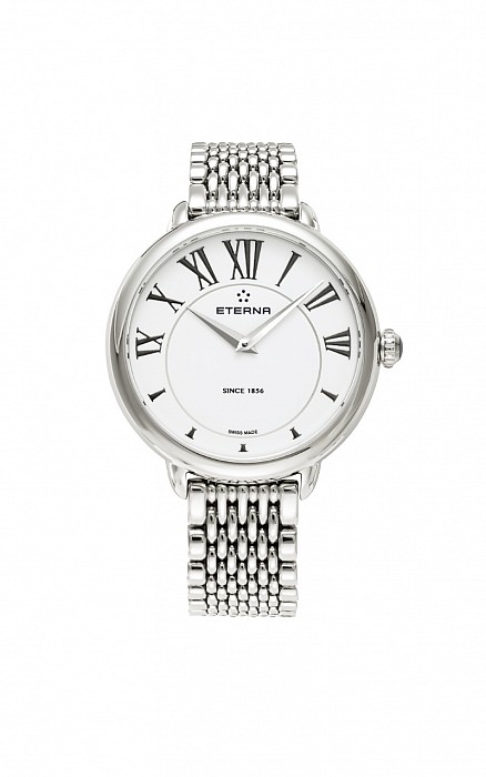 Eterna Lady Eterna Quartz white steel