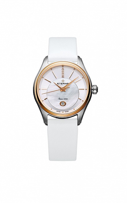Eterna Avantgarde Lady Automatic white/pearl satin