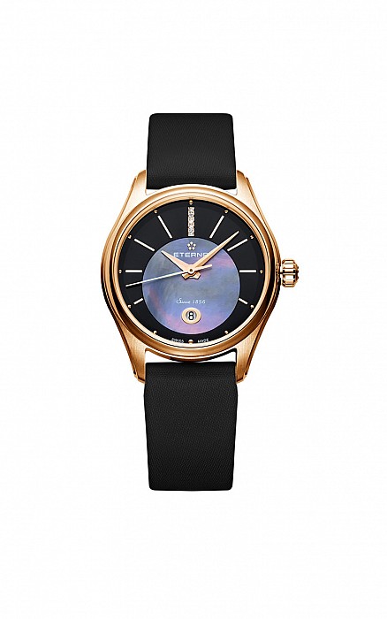 Eterna Avantgarde Lady Automatic black/pearl satin