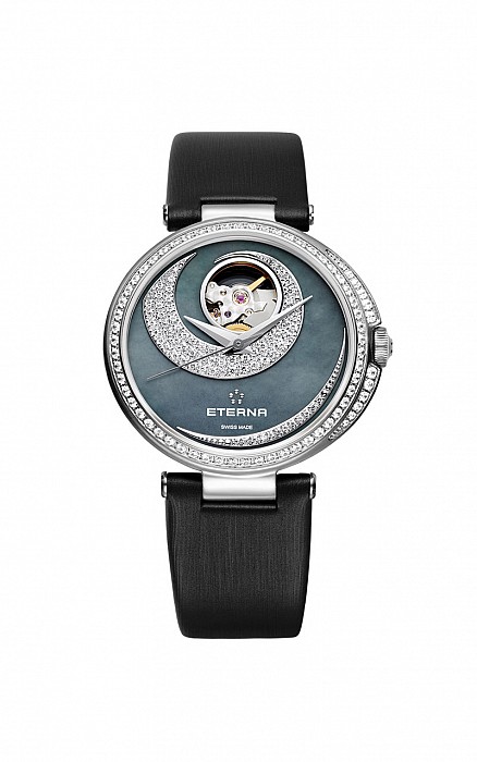 Eterna Grace Open Art pearl satin diamonds