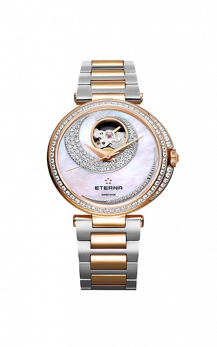 Eterna Grace Open Art white steel gold diamonds