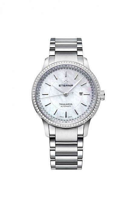 Eterna Tangaroa Lady white steel diamond