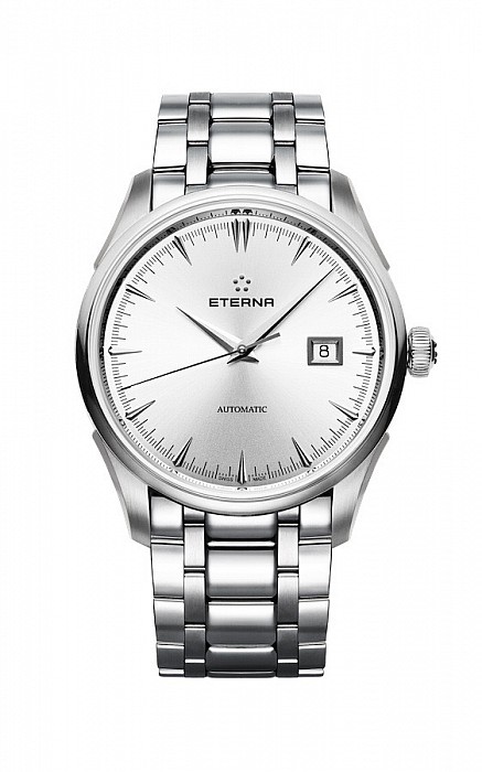 Eterna Legacy Date Silver steel