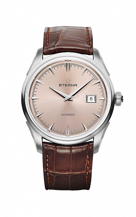 Eterna 1948 Legacy Date Champagne leather