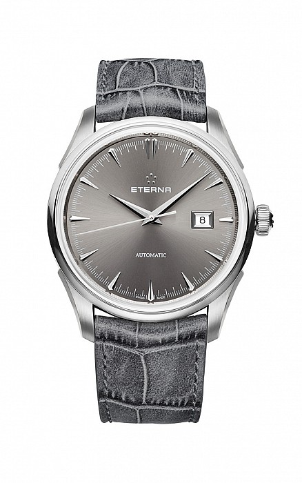 Eterna 1948 Legacy Date Grey leather