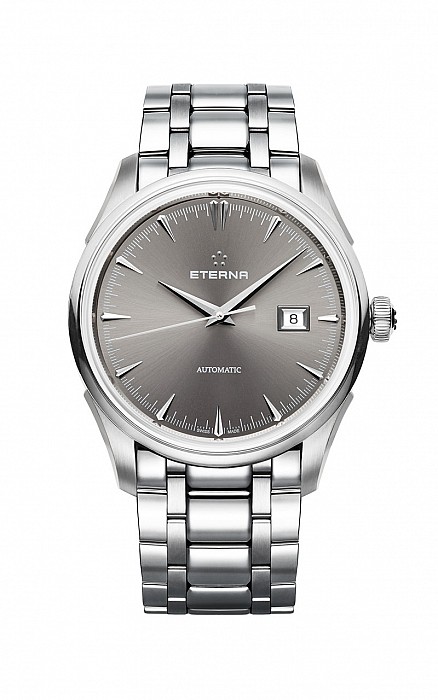 Eterna 1948 Legacy Date Grey steel