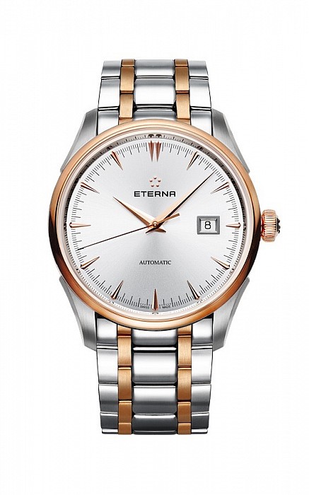 Eterna Legacy Date Silver steel gold