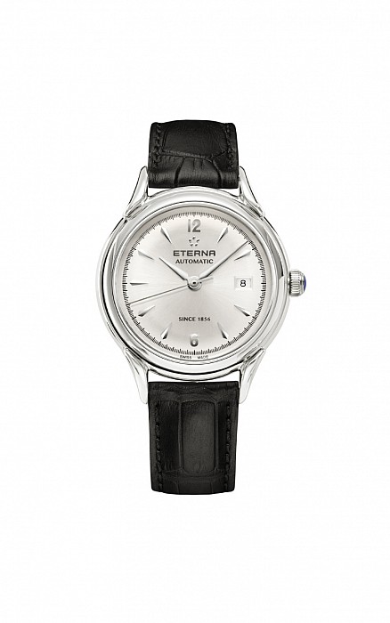 Eterna Heritage 1948 For Her Automatic silver leather