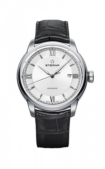 Eterna Adventic Date white leather