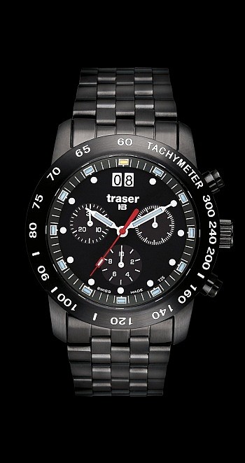 Traser Classic Chronograph Big Date Pro Blue