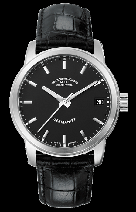 Mühle-Glashütte Germanika IV Schwarz