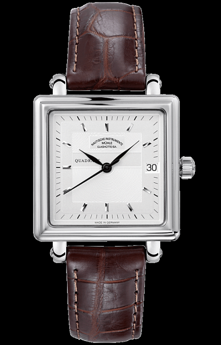 Mühle-Glashütte Teutonia II Quadrant Medium Silber