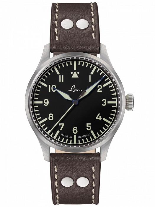 Laco Flieger Stuttgart Pro 43 Handaufzug - 43 mm Ruční nátah