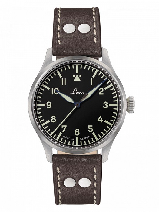 Laco Flieger Stuttgart Pro 40 Handaufzug - 40 mm Ruční nátah