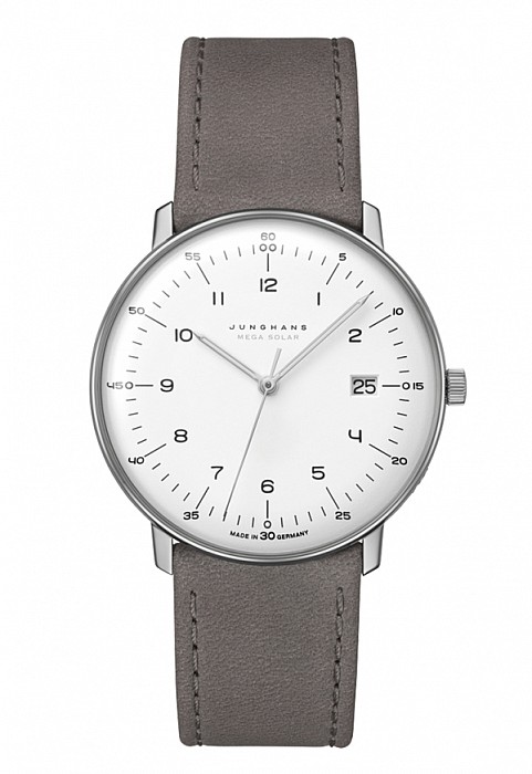 Junghans Max Bill MEGA Solar 59/2021.02 - safírové sklo